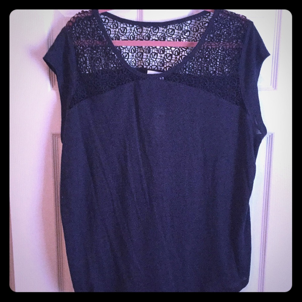 Decorative lace tank